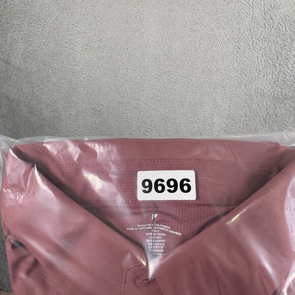 Fabletics Men's The Don Button Down Long Sleeve Shirt Red Size XL - Picture 7 of 7